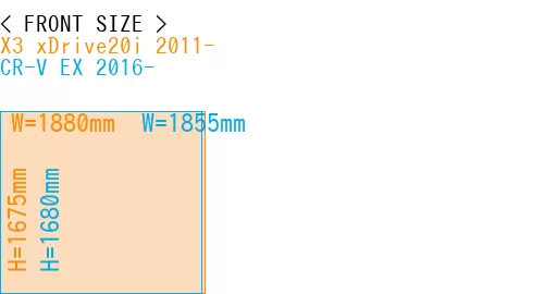 #X3 xDrive20i 2011- + CR-V EX 2016-